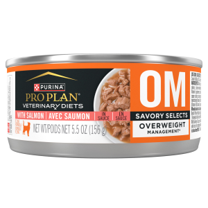 OM Overweight Management Savory Selects Salmon in Sauce Wet Cat Food