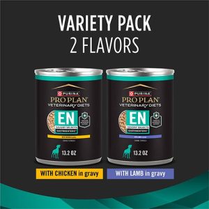 EN Savory Selects Gastroenteric with Chicken and with Lamb in Gravy Canine Formula Variety Pack (Canned)