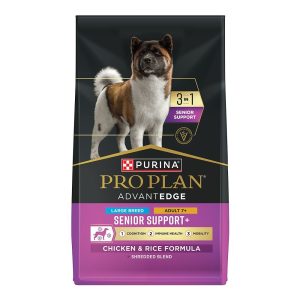 AdvantEDGE Large Breed Adult 7+ Senior Support+ Shredded Blend Chicken & Rice Formula Dry Dog Food
