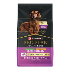 AdvantEDGE Small Breed Adult 7+ Senior Support+ Shredded Blend Chicken & Rice Formula Dry Dog Food