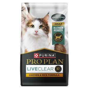 Pro Plan LiveClear Adult Chicken & Rice Formula Allergen Reducing Dry Cat Food