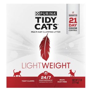 Tidy Cats LightWeight Clumping Cat Litter 24/7 Performance for Multiple Cats