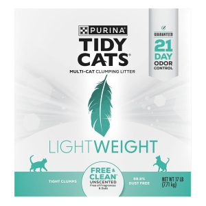 Tidy Cats LightWeight Clumping Free & Clean Cat Litter for Multiple Cats